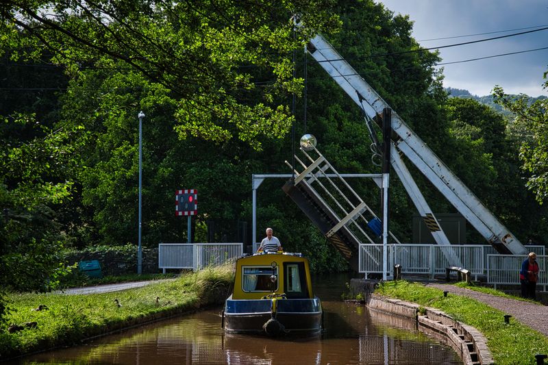 Talybont drawbridge.
