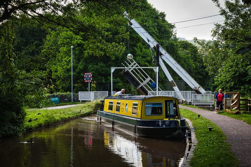 Monmouthshire and Brecon Canal at Talybont.