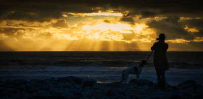 Capturing the sun burst.