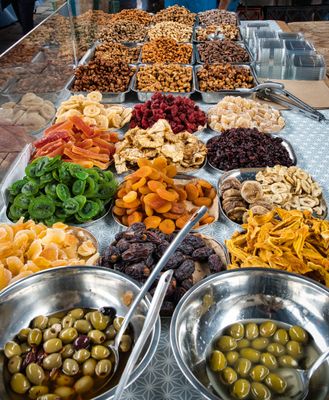 Turkish food stall, Abergavenny Market.
