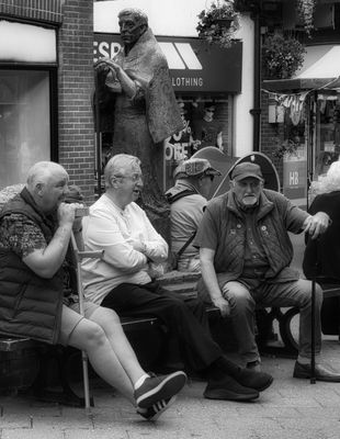 Life imitates art. Abergavenny.