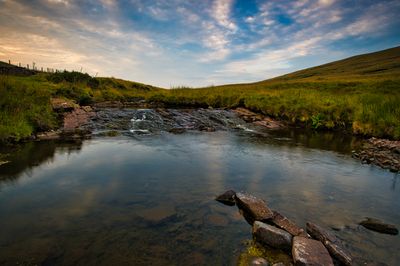 Evening light Afon Llia