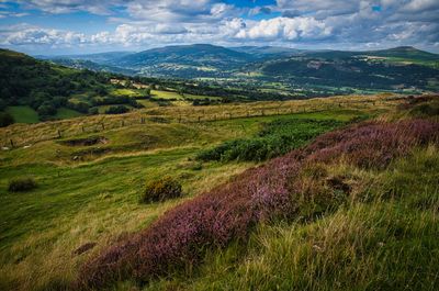 Usk Valley from the Blorenge Mountain.