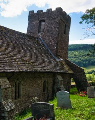 Cwmyoy Church.