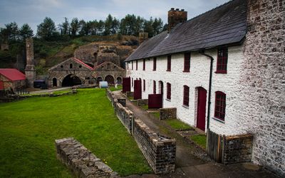 Blaenavon Ironwork's workers' cottages.