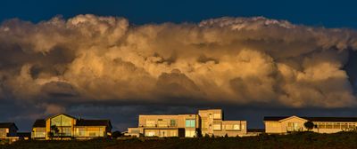 Reflections and cloud, Porthcawl.