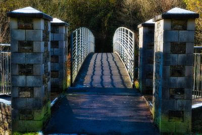Bridge at the head of the lake.