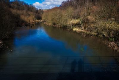 River shadows.