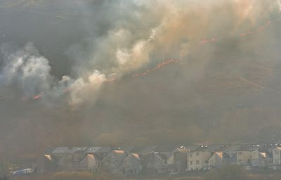 Mountain fire in Mountain Ash.