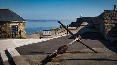 Porthcawl breakwater.