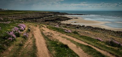 The coastline of South Wales