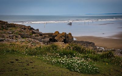 The coastline of South Wales