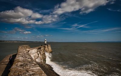 The coastline of South Wales
