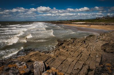 The coastline of South Wales
