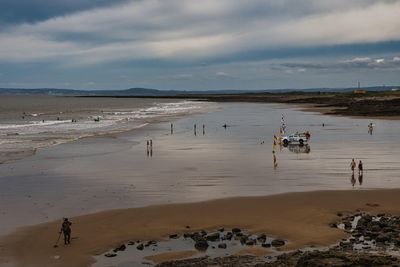 The coastline of South Wales