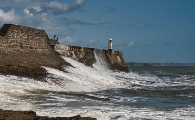 The coastline of South Wales