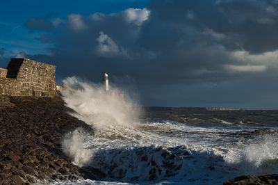 The coastline of South Wales