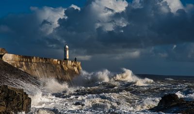 The coastline of South Wales