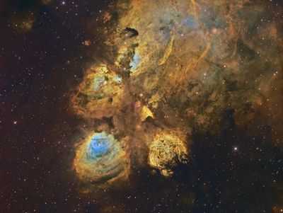 NGC 6334 - Cat's Paw Nebula in Scorpius