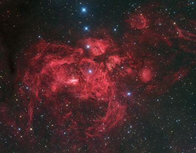 NGC 6357 - Lobster Nebula in Scorpius
