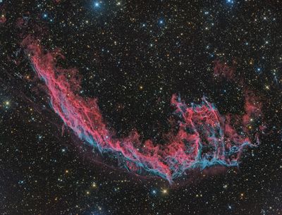 NGC6995 (Eastern Veil Nebula) in Cygnus 