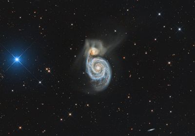 M51 and NGC5195 in Canes Venatici 