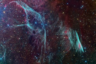 Vela supernova remnant - Pencil Nebula NGC2736