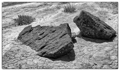 Rocks and clay