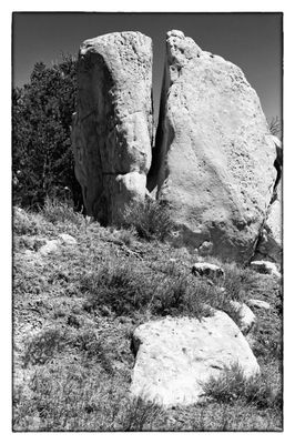 Split rock