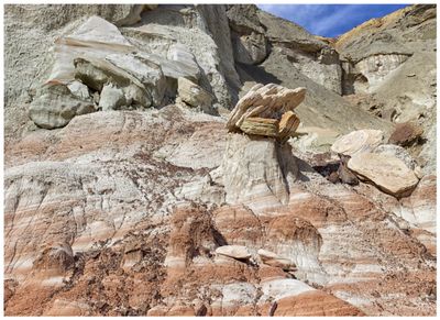 Disjointed rock