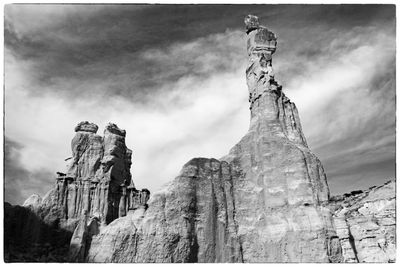 White Rocks Region in Monochrome