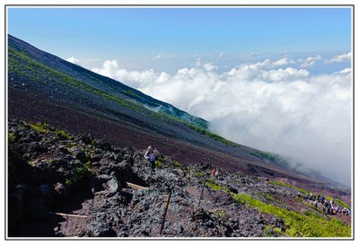 Above the clouds