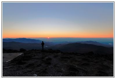 Sunset at Mount Washington