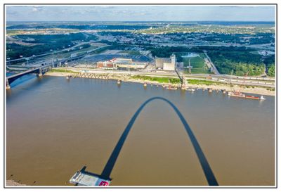Shadow on Mississippi River