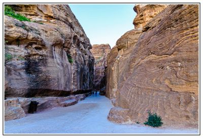 Siq Entrance in Petra