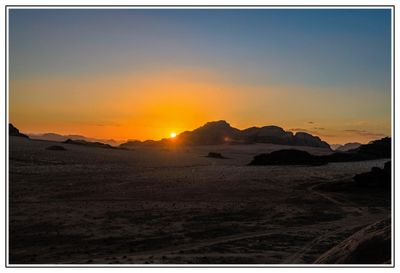 Desert's Sunset