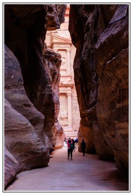 The Treasury at the end of Siq