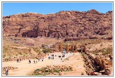 Colonnaded Street in Petra