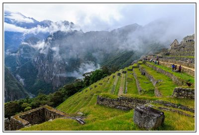 Terraces in Machu Picchu