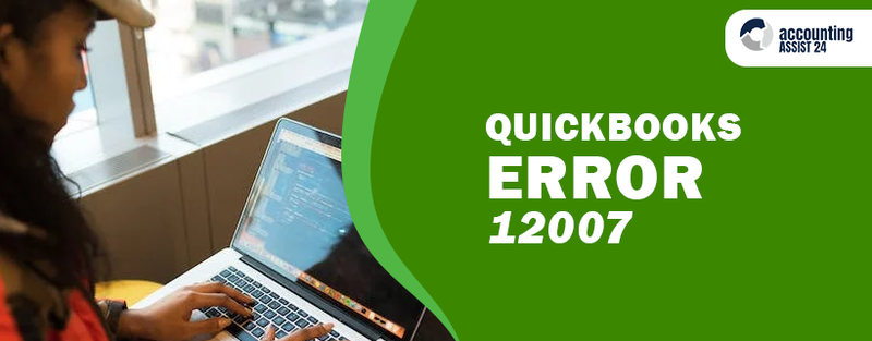 Why does QuickBooks pro 2010 update error 12007 occur and how can it be fixed?