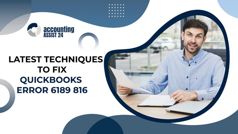 Fix for QuickBooks Update Error 6189 816 Using These Simple Steps
