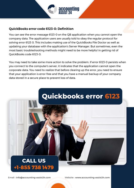 Helpful Infographic to Help You Fix QuickBooks Error 6123