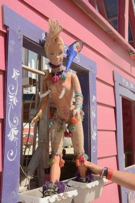 Barbie Death Camp at Burning Man 
