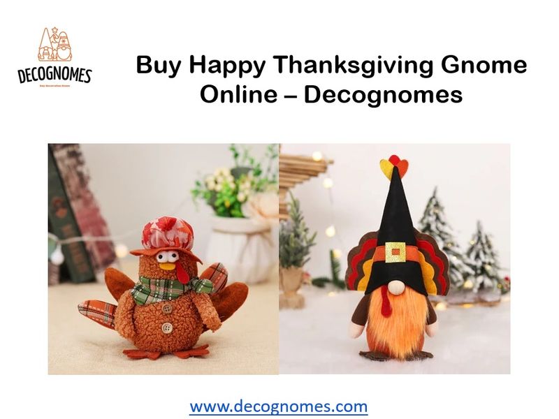 Buy Happy Thanksgiving Gnome Online  Decognomes