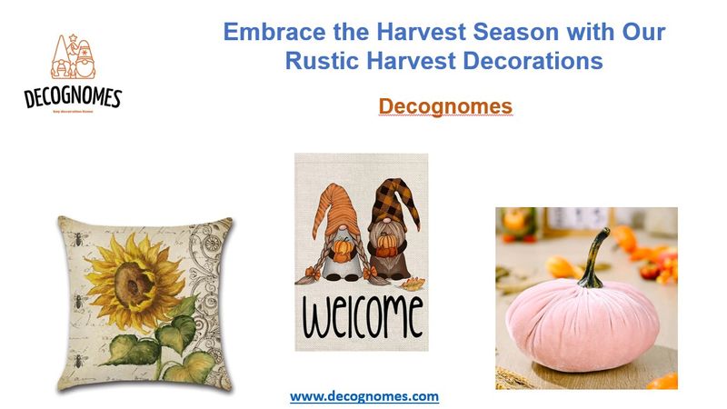 Embrace the Harvest Season with Our Rustic Harvest Decorations  Decognomes