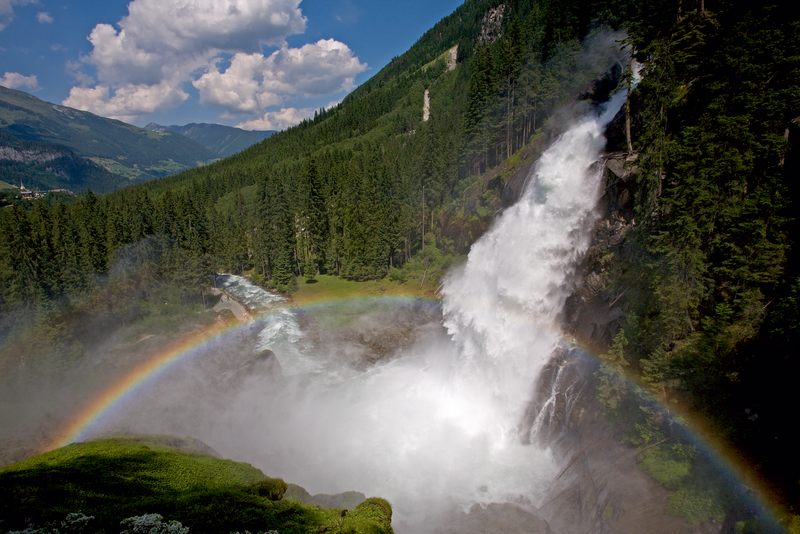 Krimml Waterfall & Rainbow
