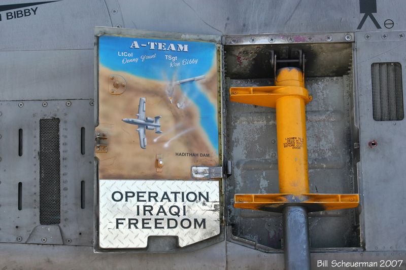 A-10 Ladder door artwork