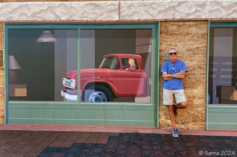 Standing on the Corner in Winslow Arizona