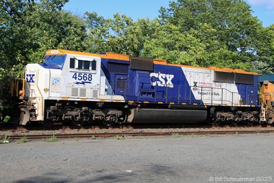 CSX 4568 Heritage unit