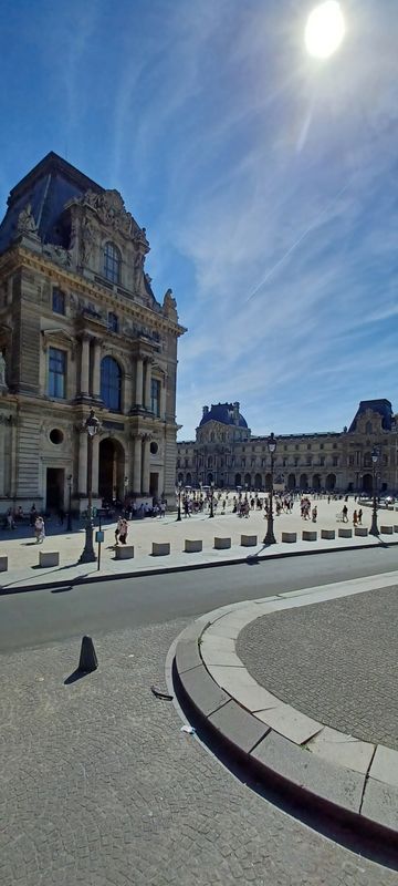 The Louvre Palace, an iconic French palace often referred to simply as the Louvre